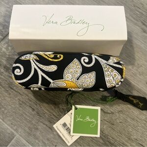 Vera Bradley Zippered Eye Glasses Case in Yellow Bird Retired Pattern NWT